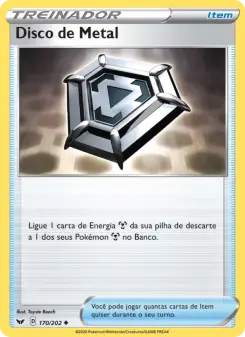 Disco de Metal – Carta Pokémon TCG