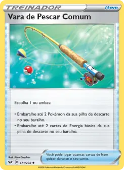 Vara de Pescar Comum – Carta Pokémon TCG