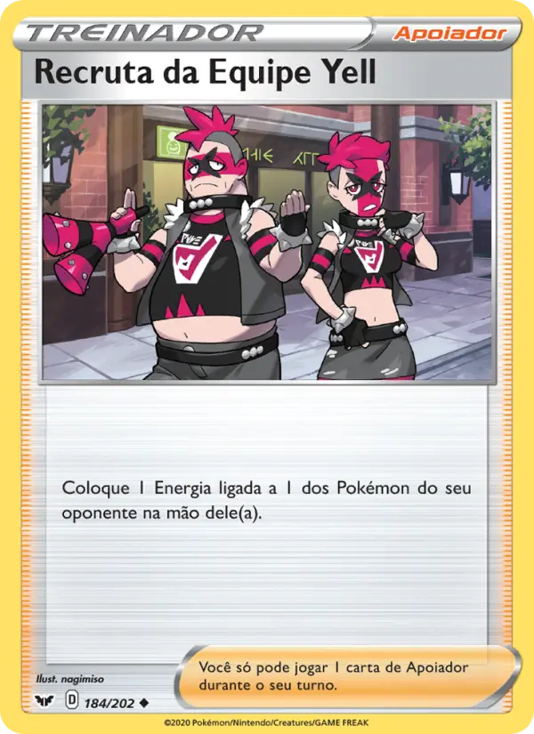 Recruta da Equipe Yell – Pokémon TCG