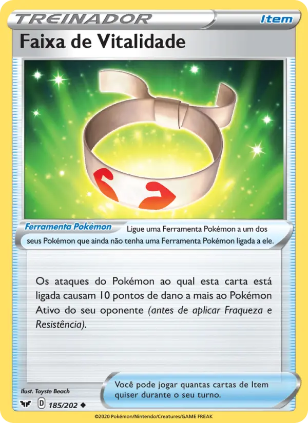 Faixa de Vitalidade – Pokémon TCG