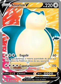 Snorlax V – Carta Pokémon TCG