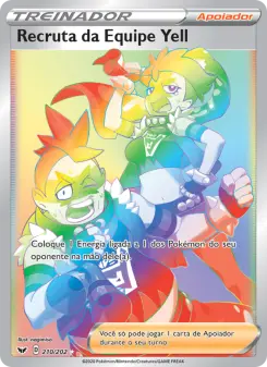 Recruta da Equipe Yell – Carta Pokémon TCG