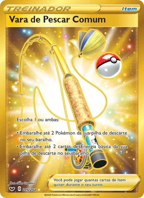 Vara de Pescar Comum – Pokémon TCG