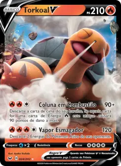 Torkoal V – Carta Pokémon TCG