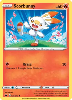 Scorbunny – Carta Pokémon TCG