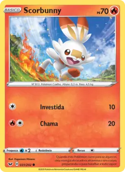 Scorbunny – Carta Pokémon TCG