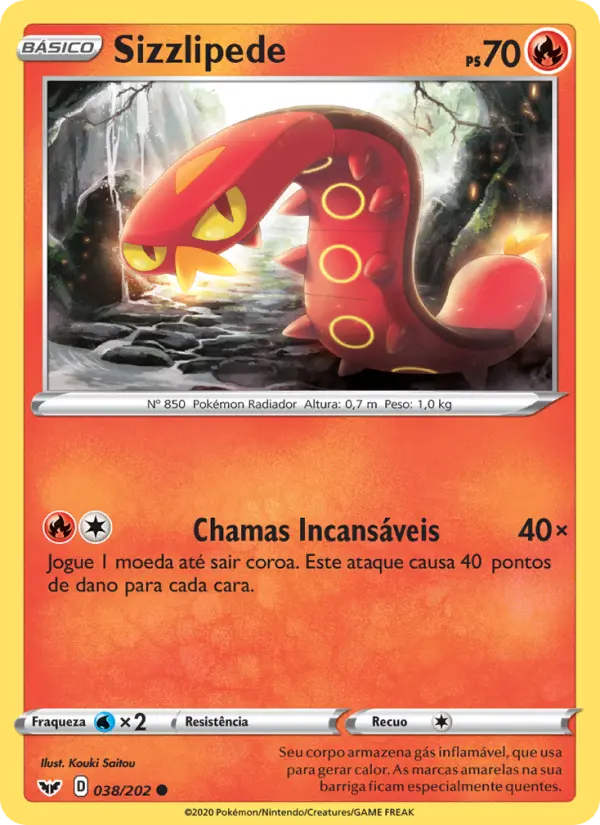 Sizzlipede – Pokémon TCG