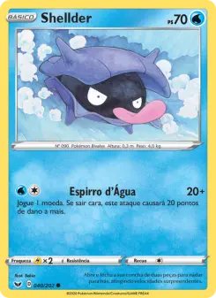 Shellder – Carta Pokémon TCG