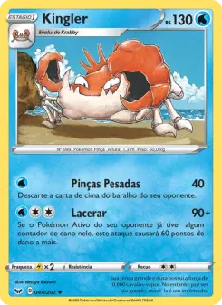 Kingler – Carta Pokémon TCG