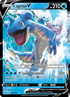Lapras V – Carta Pokémon TCG