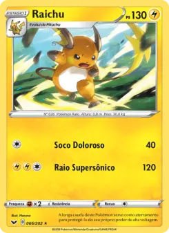 Raichu – Carta Pokémon TCG