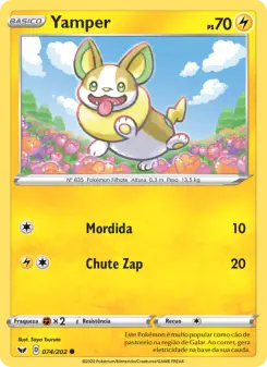 Yamper – Carta Pokémon TCG