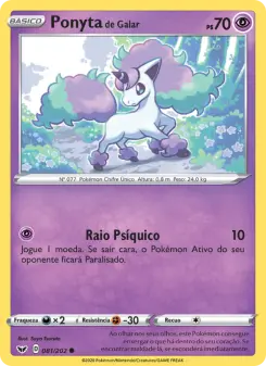 Ponyta de Galar – Carta Pokémon TCG