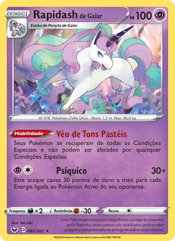 Rapidash de Galar – Pokémon TCG