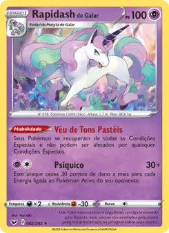 Rapidash de Galar – Carta Pokémon TCG