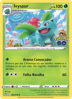 Ivysaur – Carta Pokémon TCG