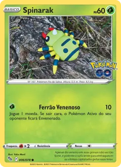 Spinarak – Carta Pokémon TCG