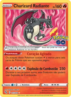Charizard Radiante – Carta Pokémon TCG
