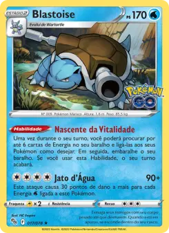 Blastoise – Carta Pokémon TCG