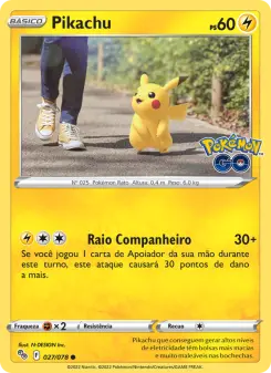Pikachu – Carta Pokémon TCG