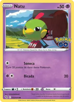 Natu – Carta Pokémon TCG