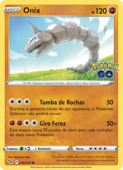 Onix – Carta Pokémon TCG