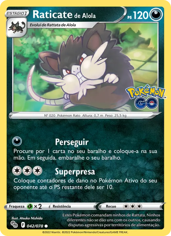 Raticate de Alola – Pokémon TCG