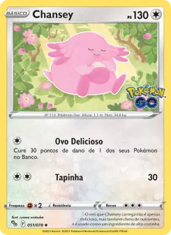 Chansey – Carta Pokémon TCG