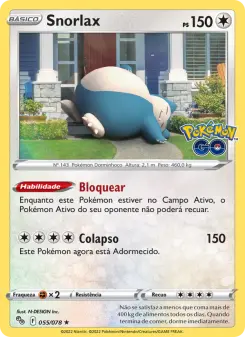 Snorlax – Carta Pokémon TCG