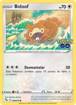 Bidoof – Carta Pokémon TCG