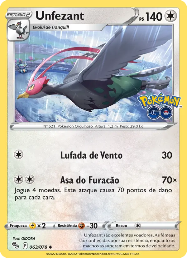 Unfezant – Pokémon TCG