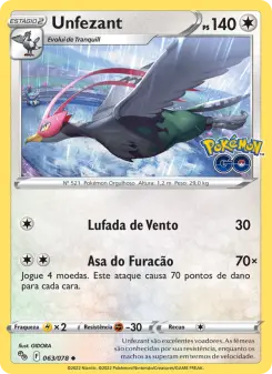 Unfezant – Carta Pokémon TCG