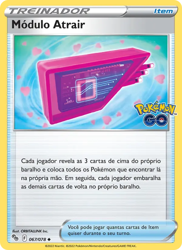 Módulo Atrair – Pokémon TCG