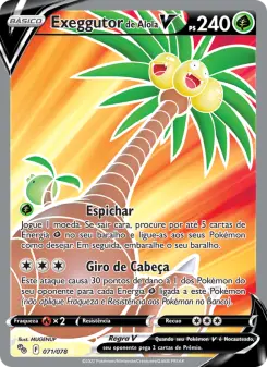 Exeggutor de Alola V – Carta Pokémon TCG