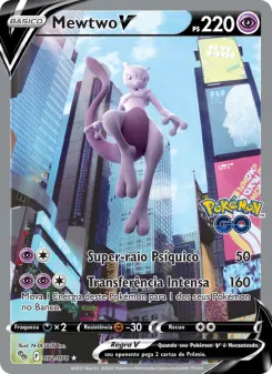 Mewtwo V – Carta Pokémon TCG