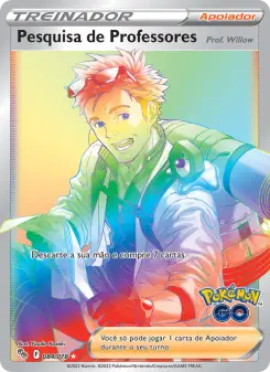 Pesquisa de Professores – Carta Pokémon TCG