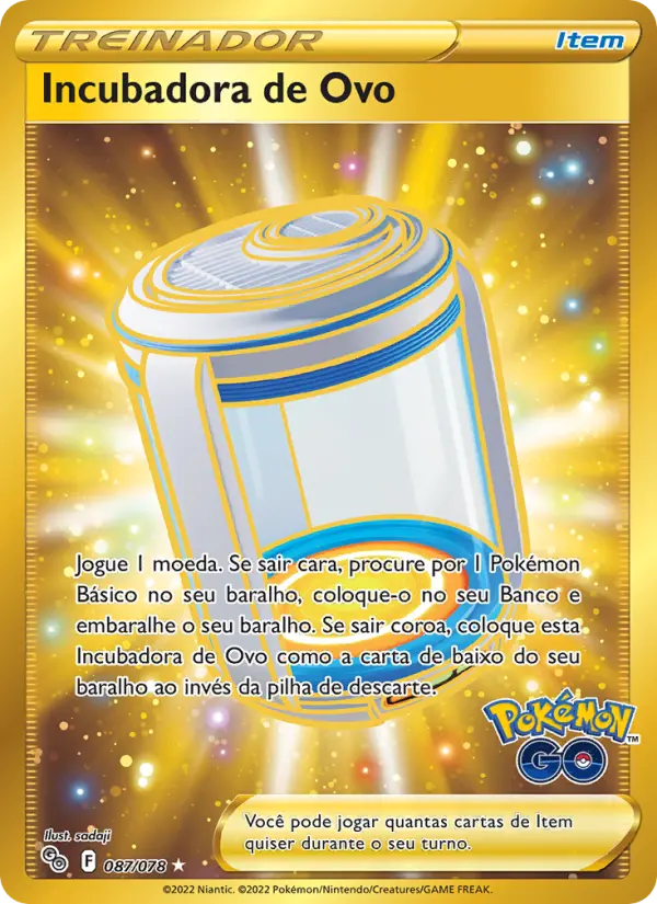 Incubadora de Ovo – Pokémon TCG