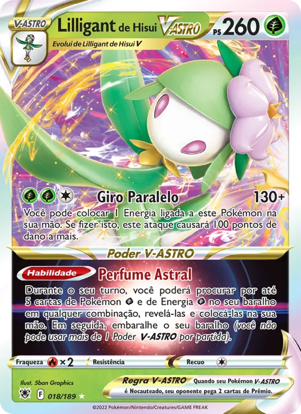 Lilligant de Hisui V-ASTRO – Pokémon TCG