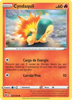 Cyndaquil – Carta Pokémon TCG