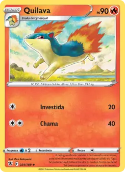 Quilava – Carta Pokémon TCG
