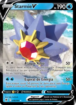 Starmie V – Carta Pokémon TCG