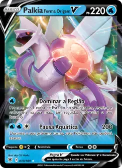 Palkia Forma Origem V – Carta Pokémon TCG