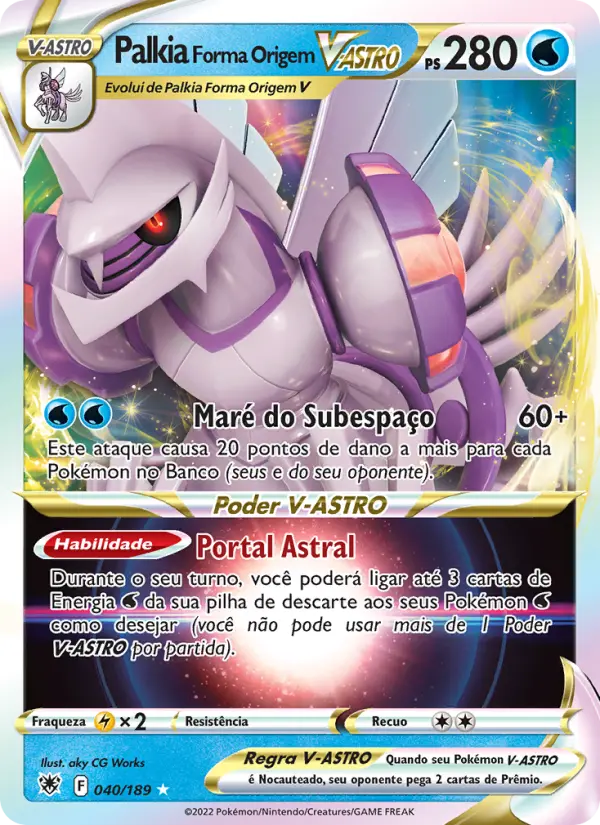 Palkia Forma Origem V-ASTRO – Pokémon TCG