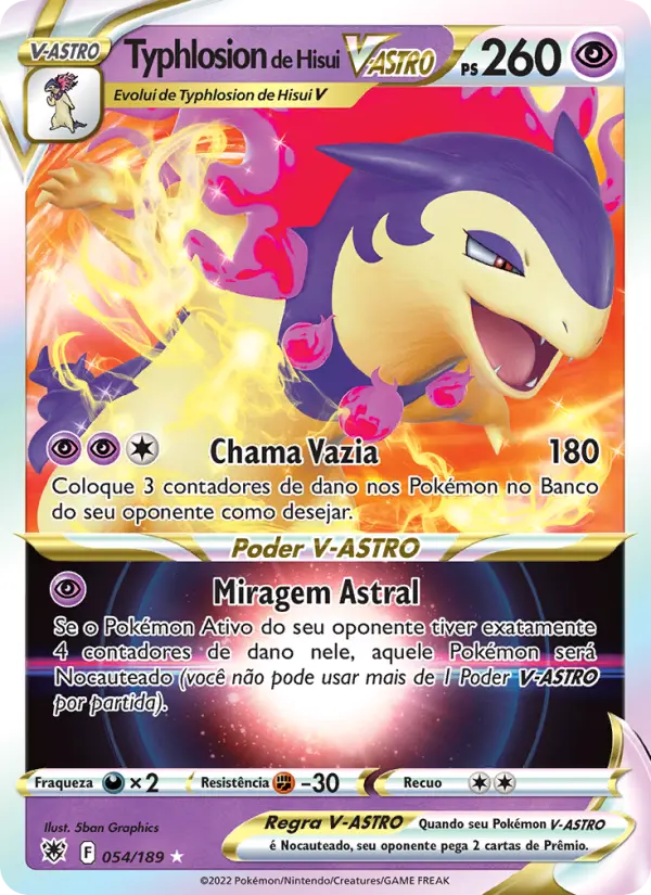 Typhlosion de Hisui V-ASTRO – Pokémon TCG