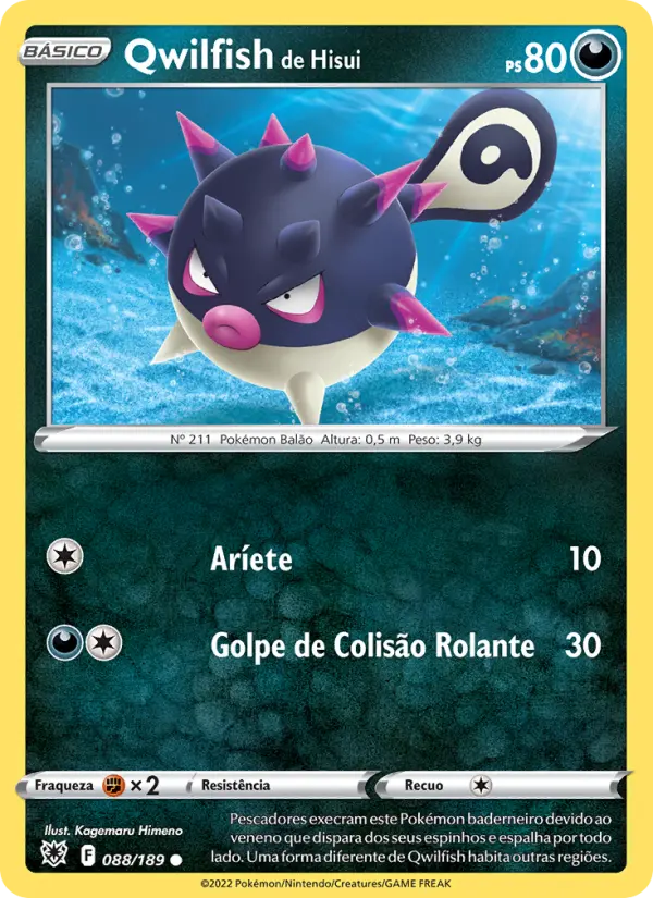 Qwilfish de Hisui – Pokémon TCG