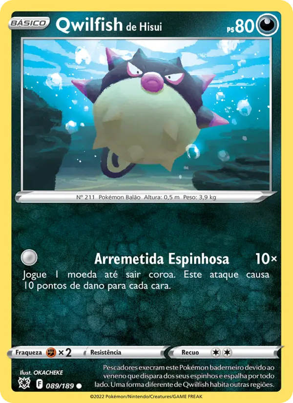 Qwilfish de Hisui – Pokémon TCG
