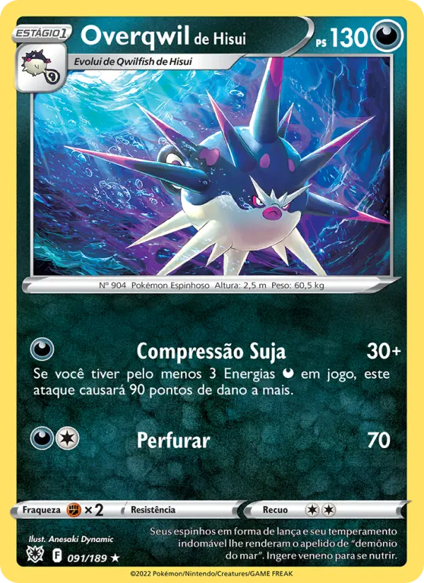 Overqwil de Hisui – Pokémon TCG