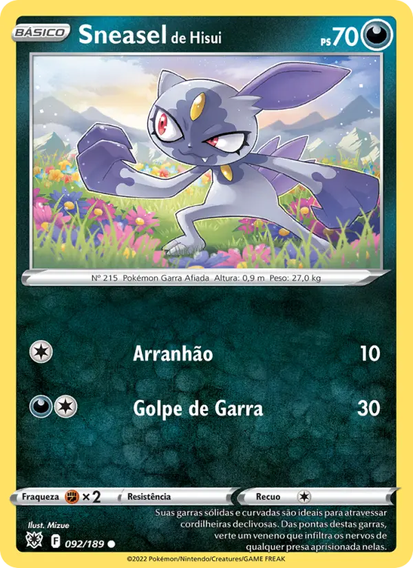 Sneasel de Hisui – Pokémon TCG
