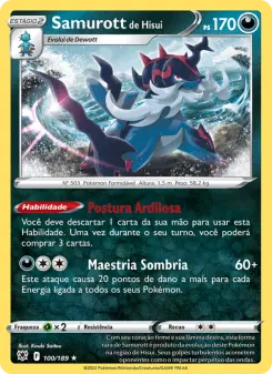 Samurott de Hisui – Carta Pokémon TCG
