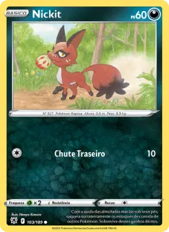 Nickit – Carta Pokémon TCG